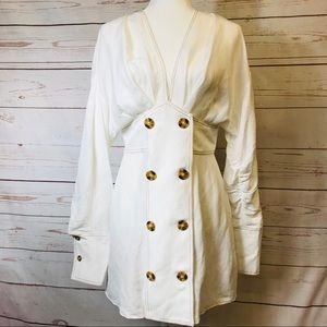 C/Meo Collective Devoted Linen Blazer Jacket Dress